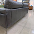 Charcoal Leather Sofa