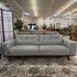 Odense Light Grey Leather Sofa