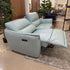 Robins Egg Blue Mod Leather Power Sofa