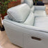 Robins Egg Blue Mod Leather Power Sofa
