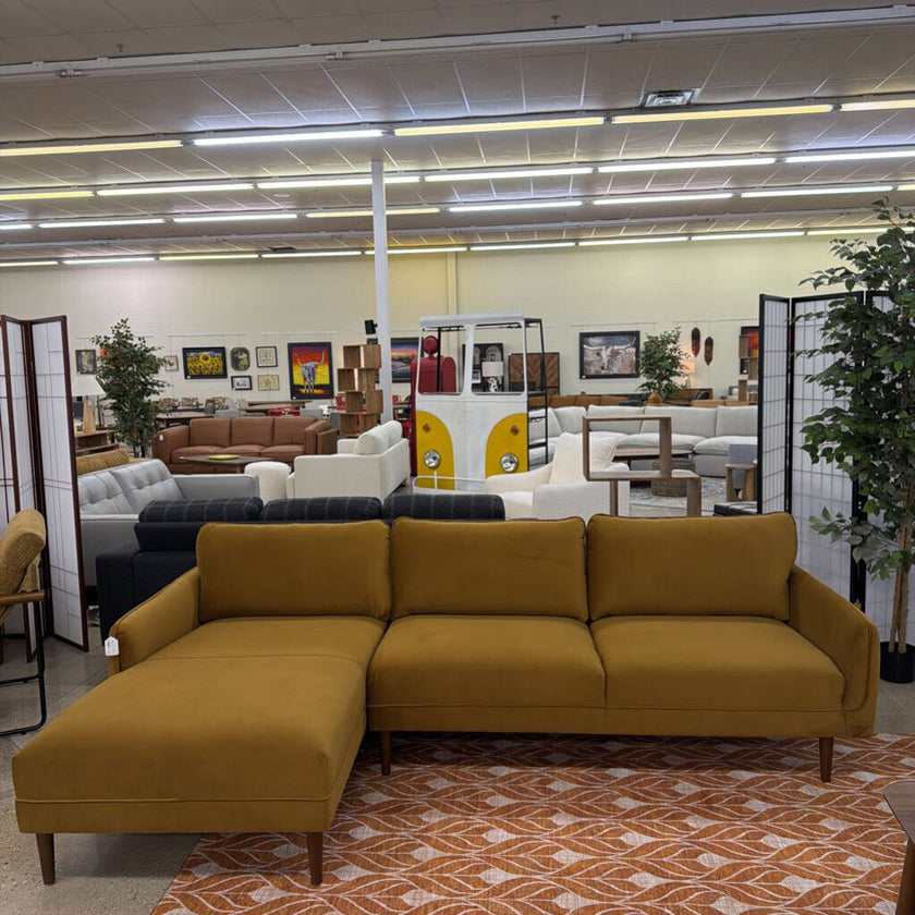 Mod Ochre LAF Chaise Secitonal