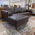 Malmo Chocolate LAF Chaise Sectional