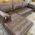 Malmo Chocolate LAF Chaise Sectional