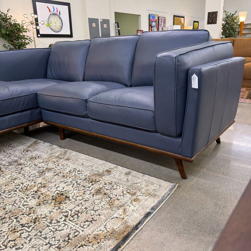 Karlstad Steel LAF Chaise Sectional