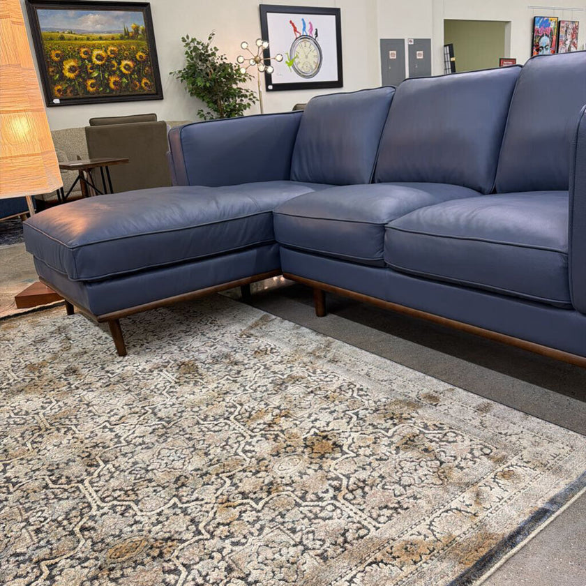 Karlstad Steel LAF Chaise Sectional