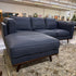 Karlstad Steel LAF Chaise Sectional