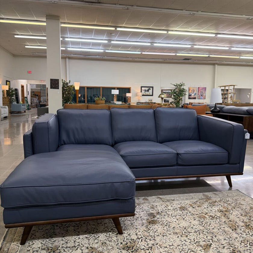 Karlstad Steel LAF Chaise Sectional