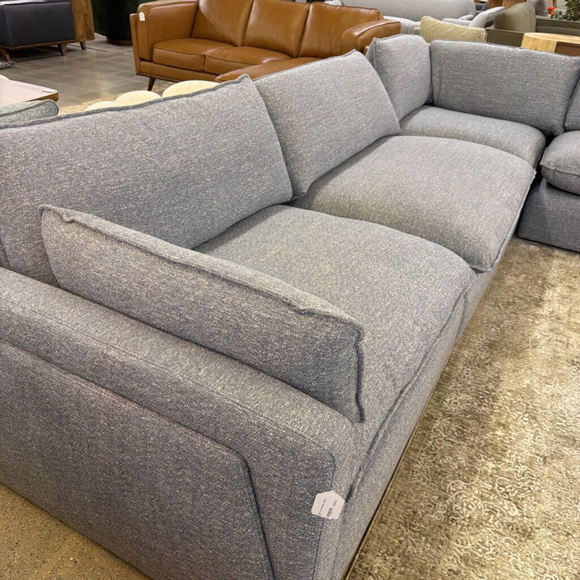 Azure Comfy Modular Sectional