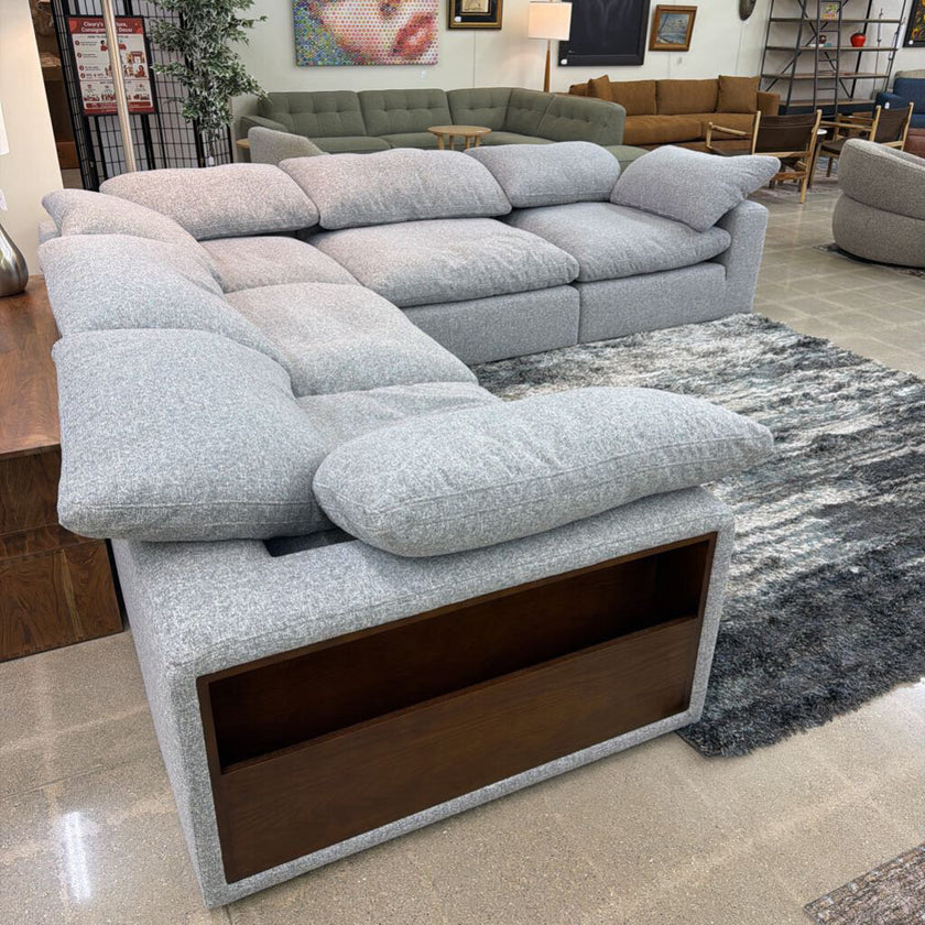 Bruges Pebble Grey Corner Sectional