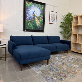 Mod Prussian LAF Chaise Sectional