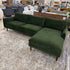 Mod Moss Green RAF Chaise Sectional