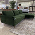 Mod Moss Green RAF Chaise Sectional