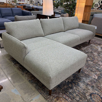Mod Olive Moss LAF Chaise Sectional