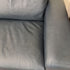 Alessandra Blue Leather Sofa
