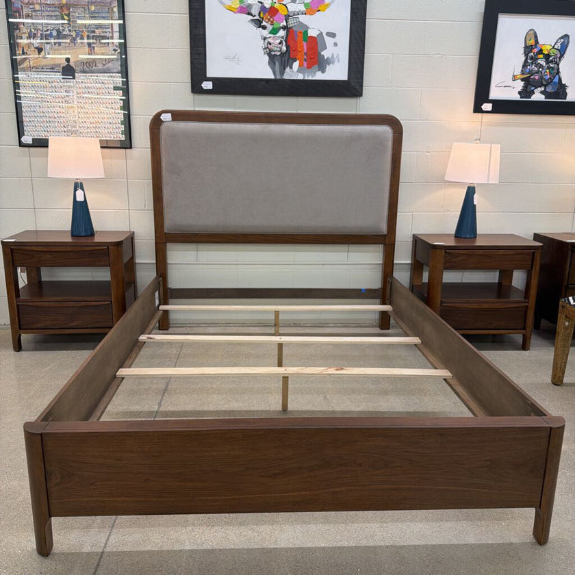 Walnut Queen Bed