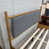 Natural Grey Upholstered Queen Bed