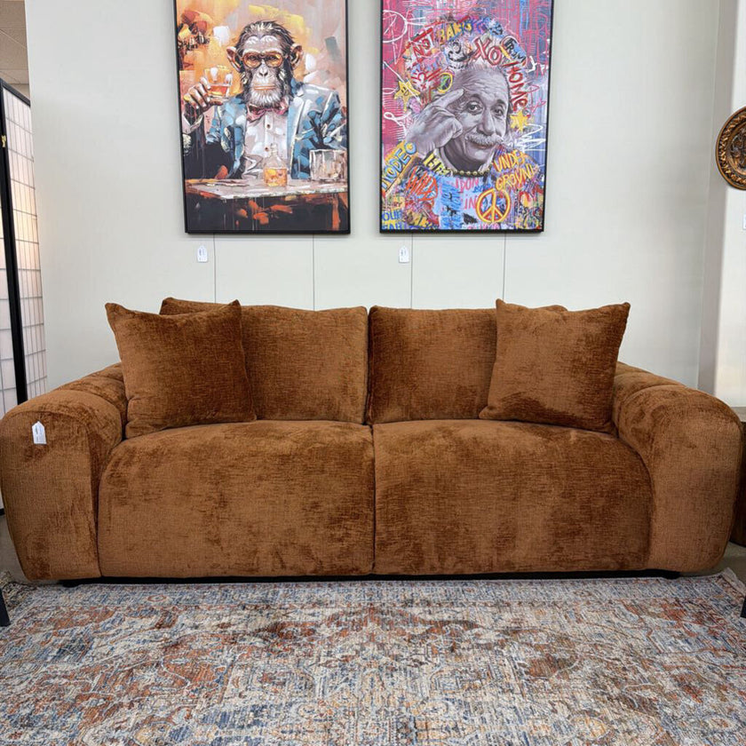 Burnt Orange Sofa