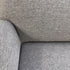 Wood Framed Grey Sofa
