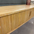 Natural Tambour Door Media Stand
