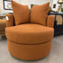Burnt Orange Swivel Chair