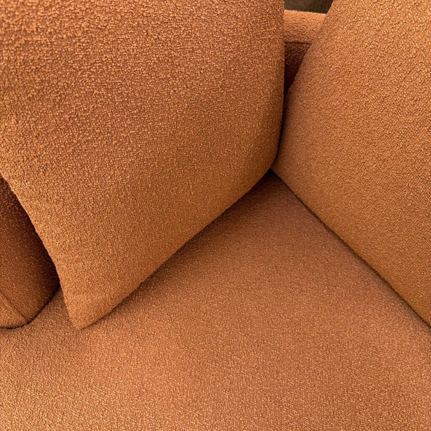 Burnt Orange Swivel Chair