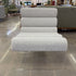 Acrylic Ivory Accent Chair