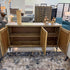 Bone Inlay 3 Door Cabinet