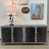 Hammered 4 Door Sideboard