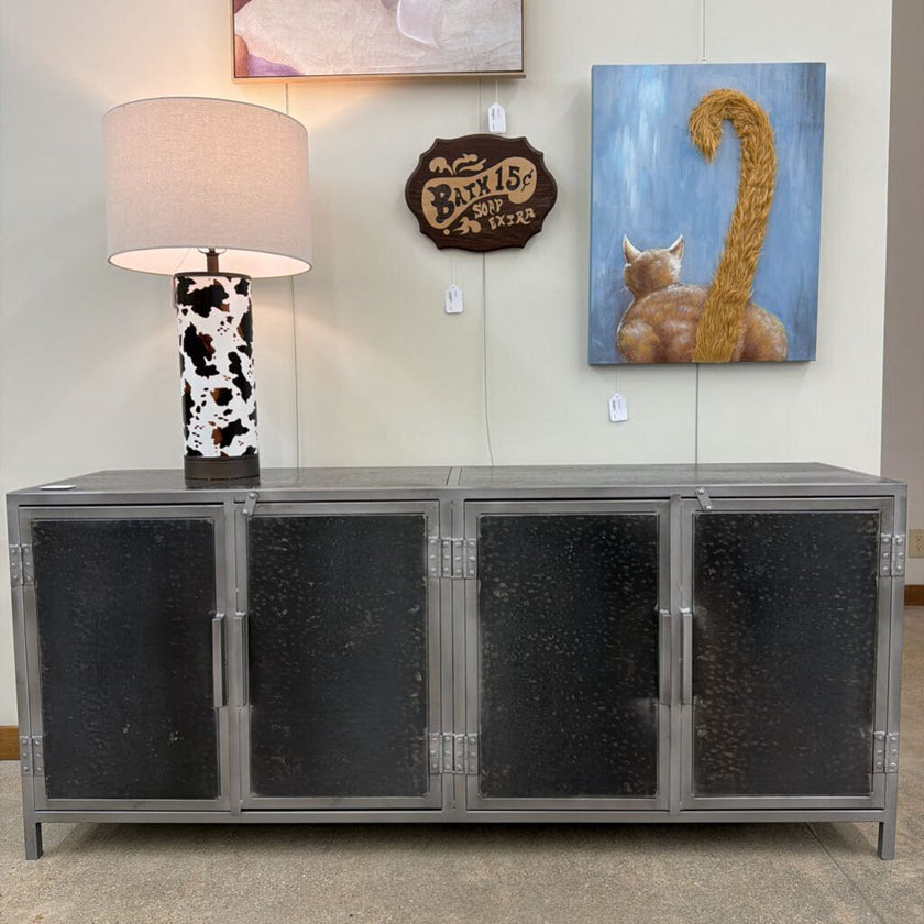 Hammered 4 Door Sideboard