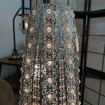 Metal & Crystal Floor Lamp