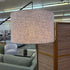Walnut and Black Metal Arc Lamp