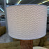 Small Burl Wood Table Lamp