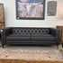 Black Tufted Sofa
