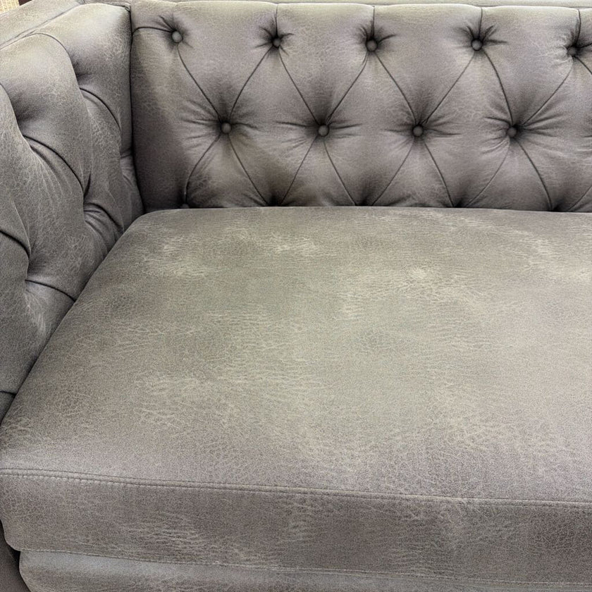 Grey Tufted Sofa