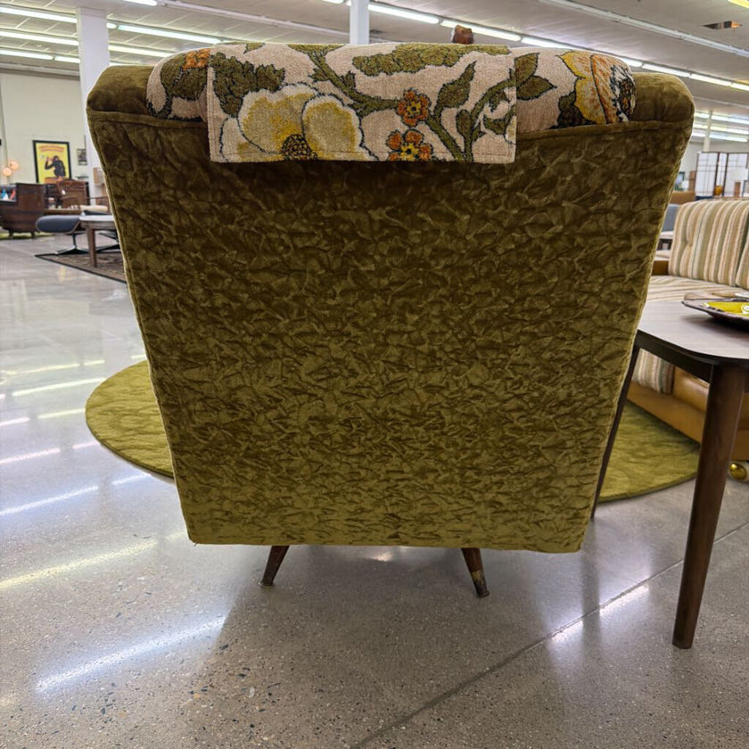 MCM Floral Chair