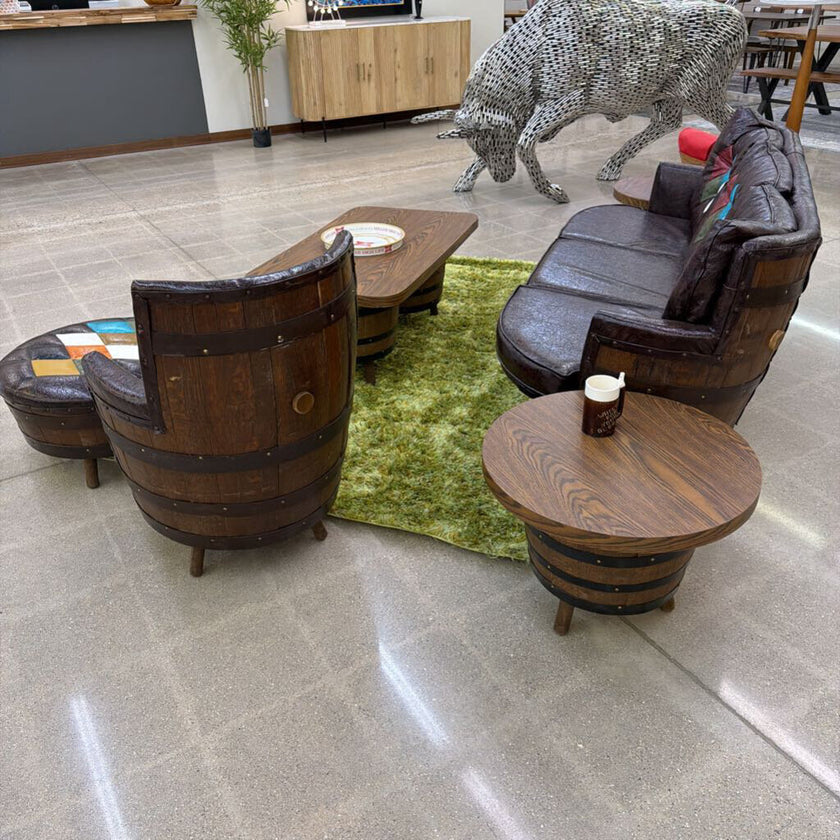 13 Piece Whiskey Barrel Set