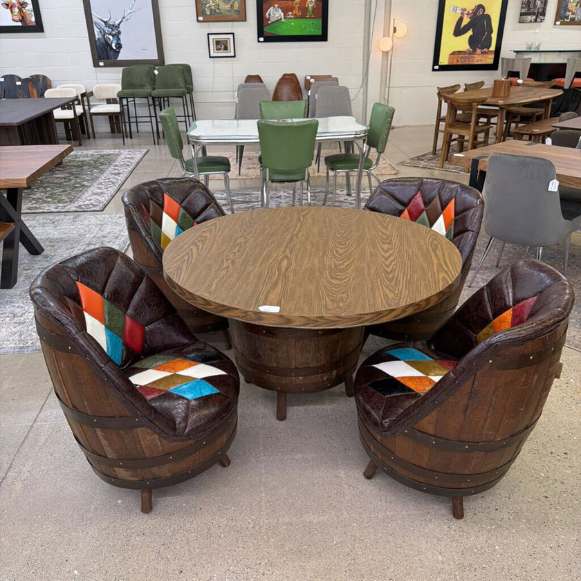 13 Piece Whiskey Barrel Set