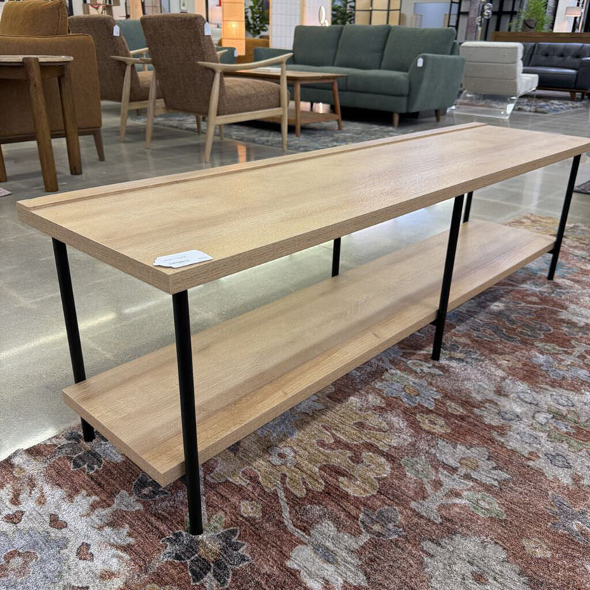 Blonde TV Stand