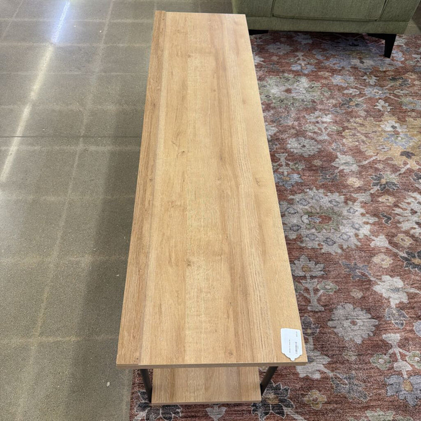 Blonde TV Stand