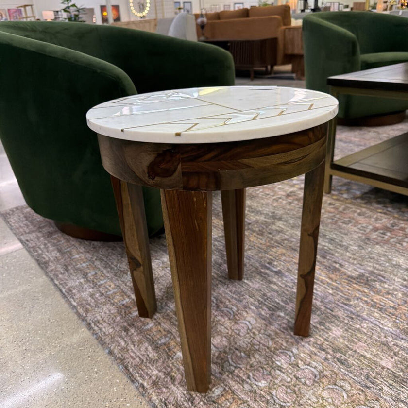 Marmoreal Side Table