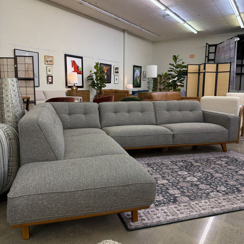 Odense Silver LAF Sectional