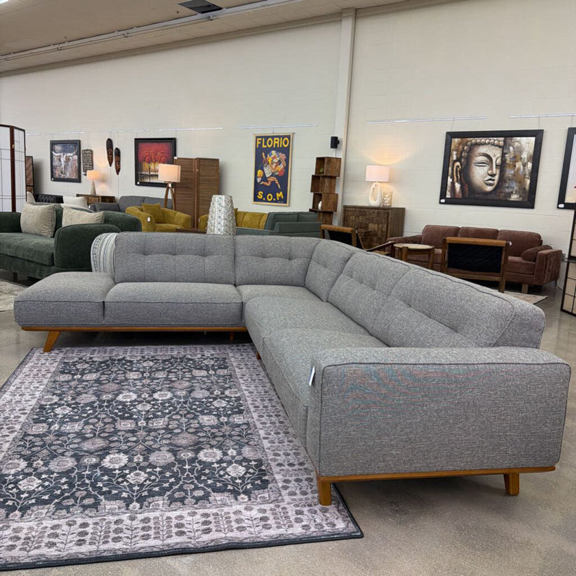 Odense Silver LAF Sectional