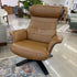 Zulia Saddle Leather Accent Chair