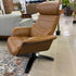 Zulia Saddle Leather Accent Chair
