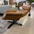 Zulia Saddle Leather Accent Chair