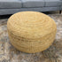 Addley Braided Natural Jute Large Round Pouf Ottoman