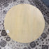 Elmbrook SOLID MANGO WOOD 34 inch Wide Round Modern Urban Drum Coffee Table in White Wash