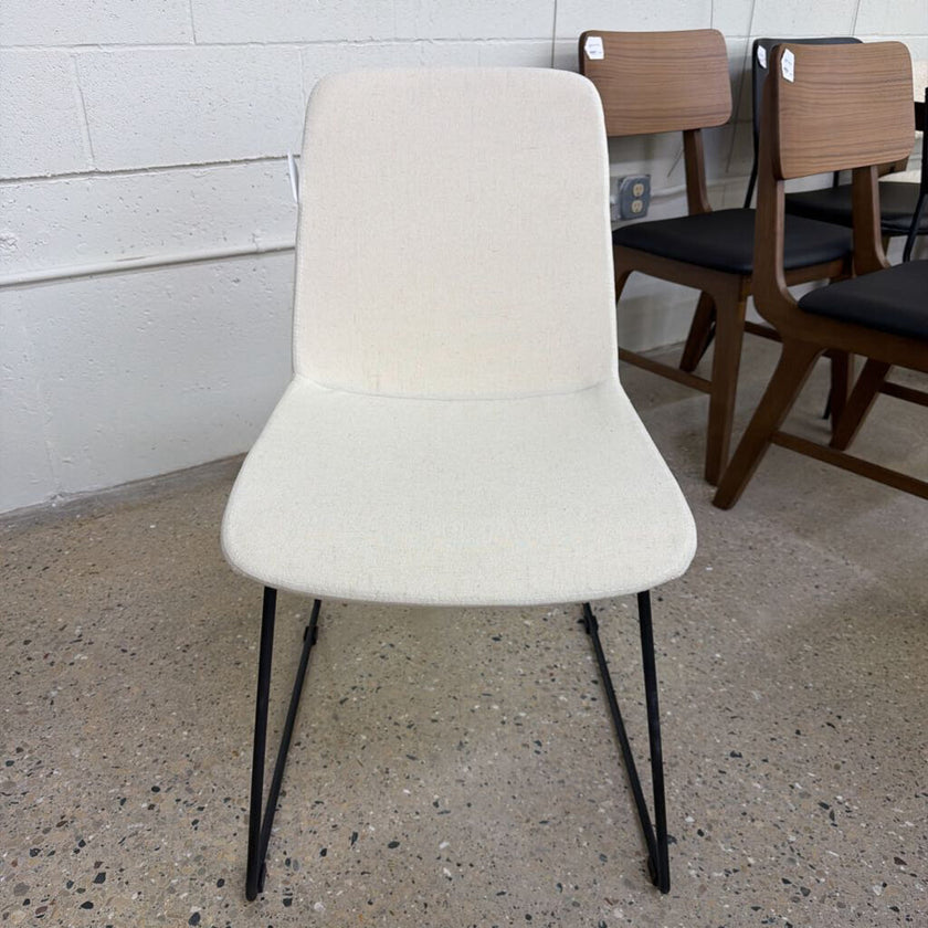 Corina Dining Chair in Natural Linen Look Fabric