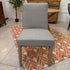 As Is Bartow Contemporary Dining Chair in Taupe Woven Polyester
