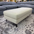 Ava Large Rectangular Ottoman in Tightly Woven Performance Fabric